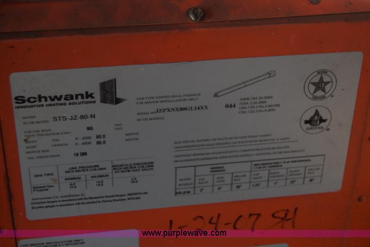image for item J8178 (5) radiant tube heaters