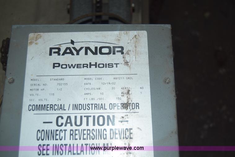 image for item J8179 Overhead steel door