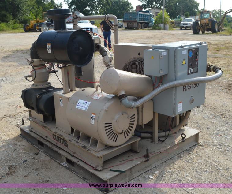 image for item J8581 Curtis R/S150D rotary screw air compressor