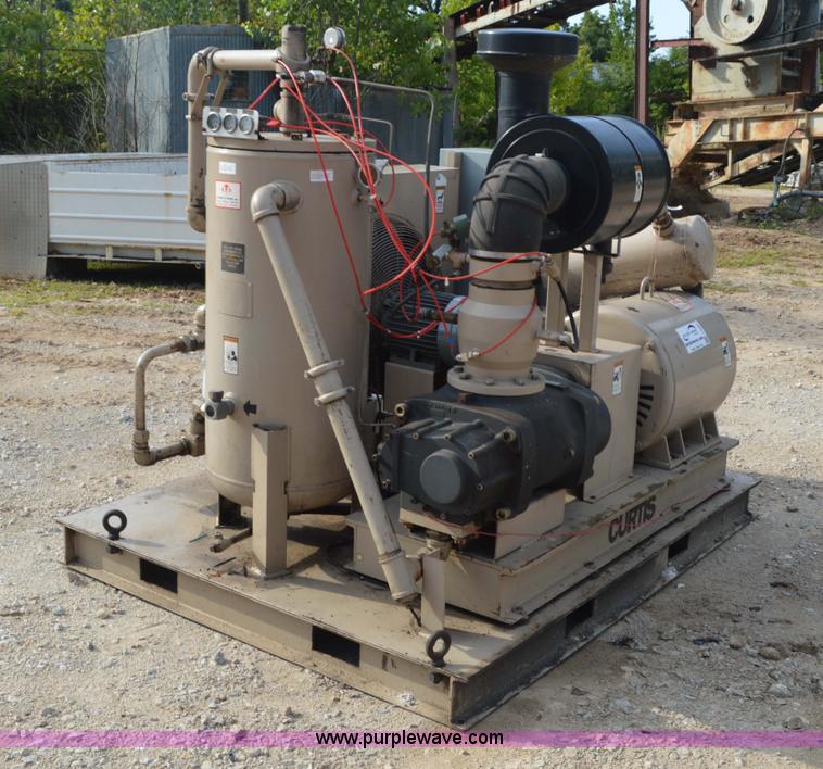 image for item J8581 Curtis R/S150D rotary screw air compressor