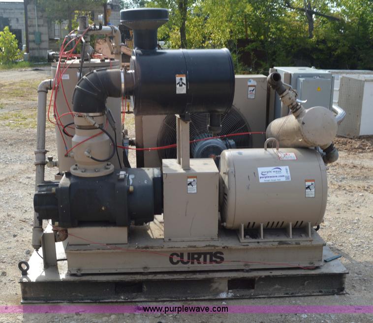 image for item J8581 Curtis R/S150D rotary screw air compressor