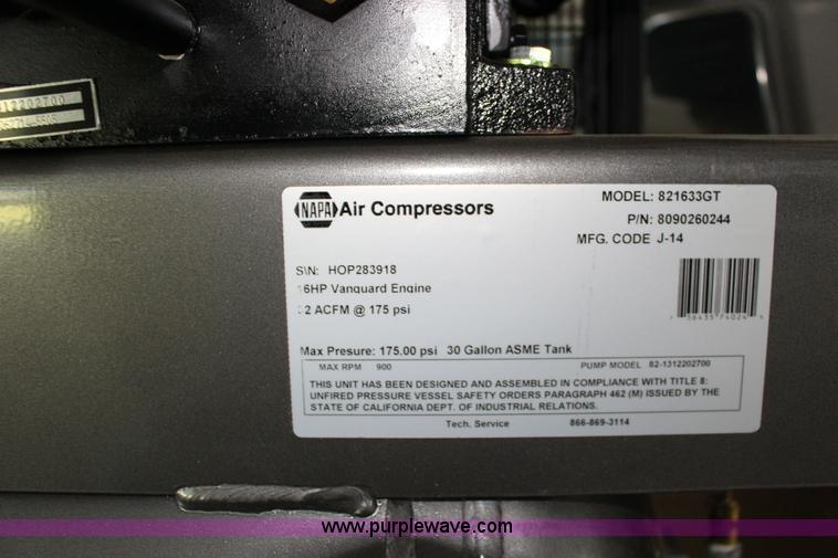 image for item K1096 Moble air compressor