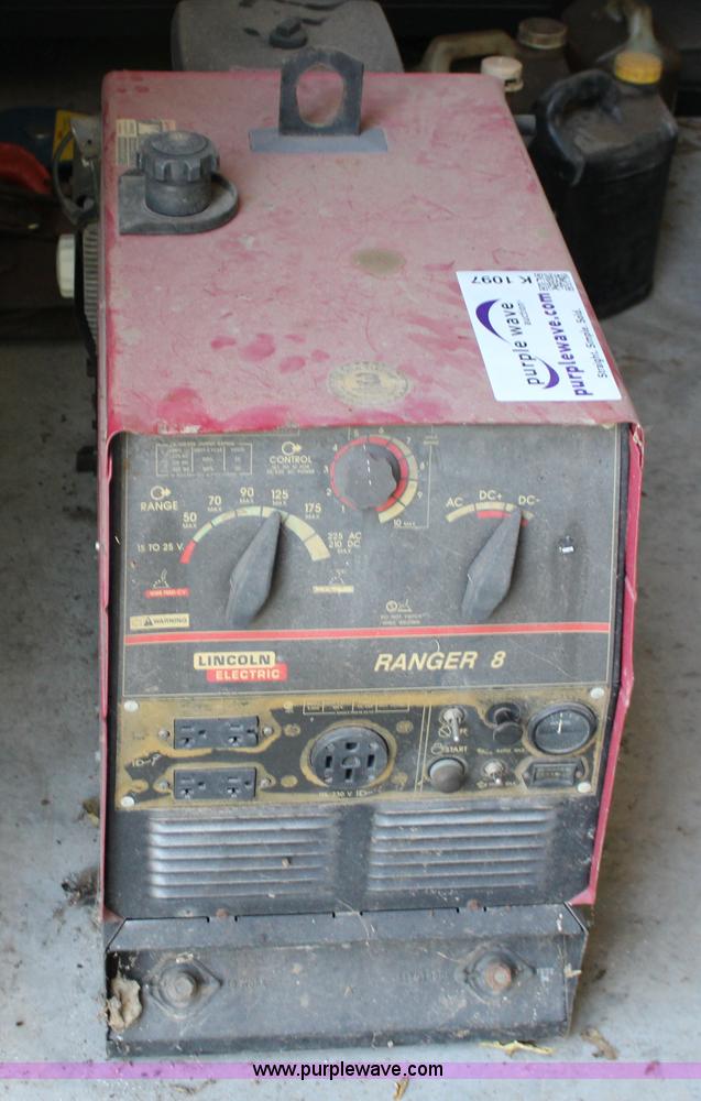 image for item K1097 Lincoln Electric Ranger 8 welder