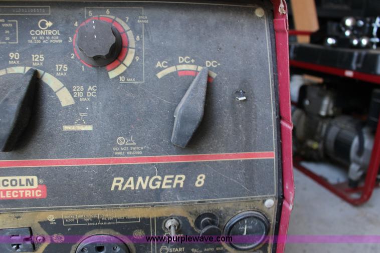 image for item K1097 Lincoln Electric Ranger 8 welder