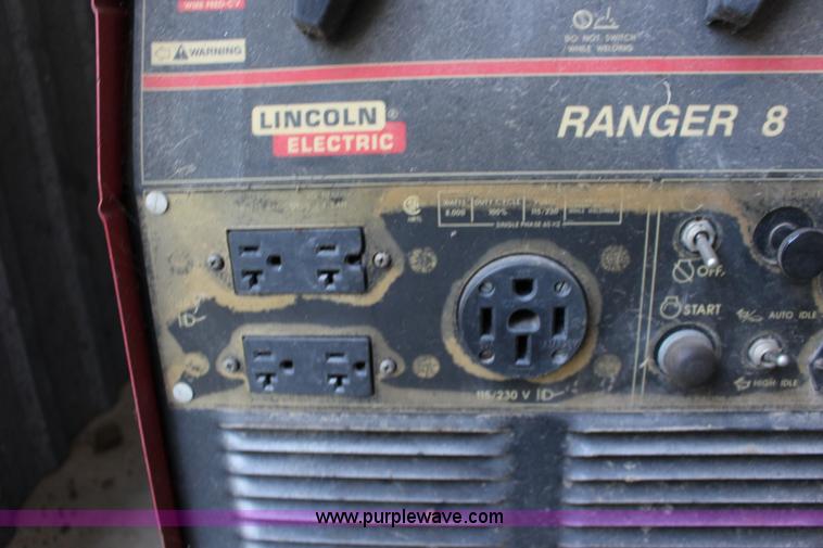 image for item K1097 Lincoln Electric Ranger 8 welder