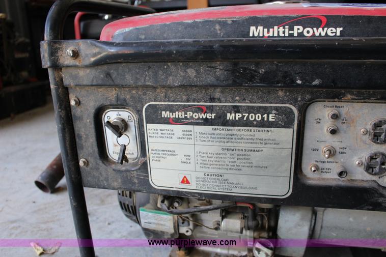 image for item K1098 Multi-power MP7001E generator