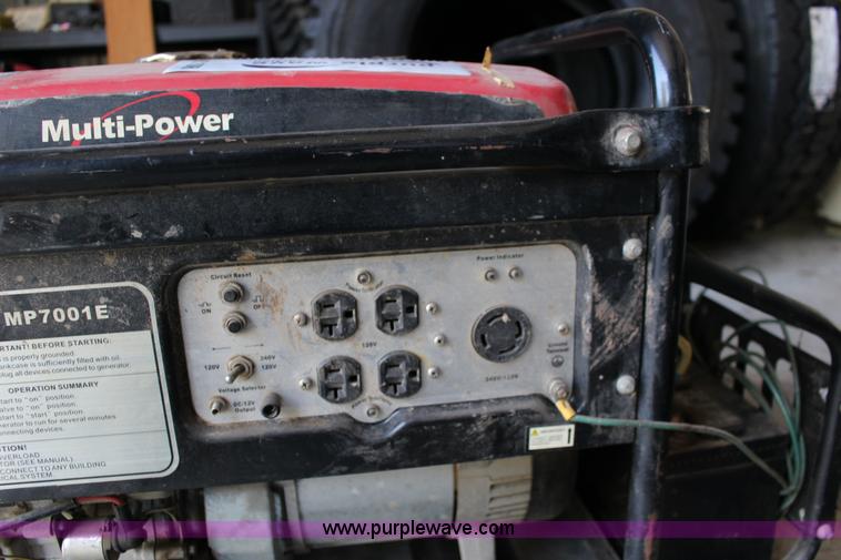 image for item K1098 Multi-power MP7001E generator