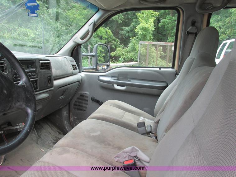 image for item K5102 2002 Ford F450 Super Duty XL Crew Cab dump flat bed truck