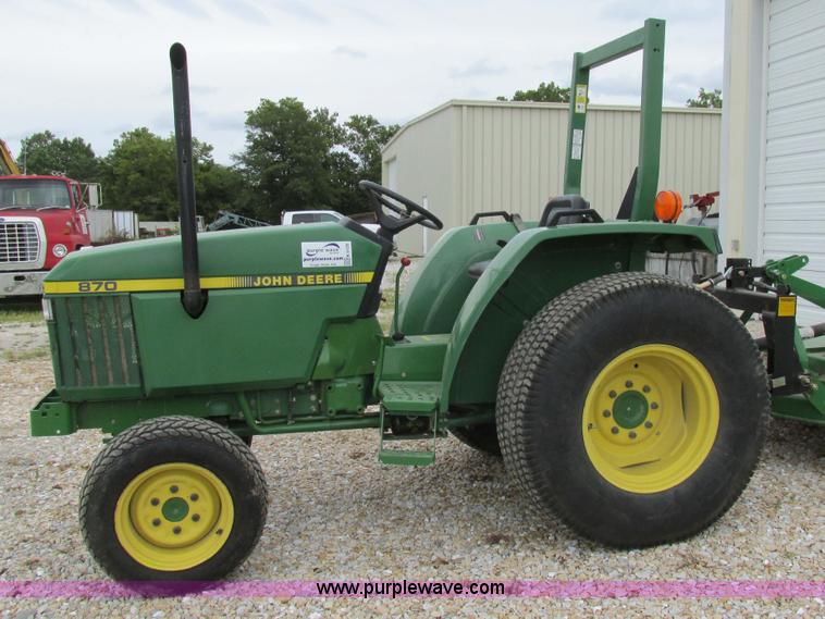image for item K5129 1994 John Deere 870 MFWD tractor