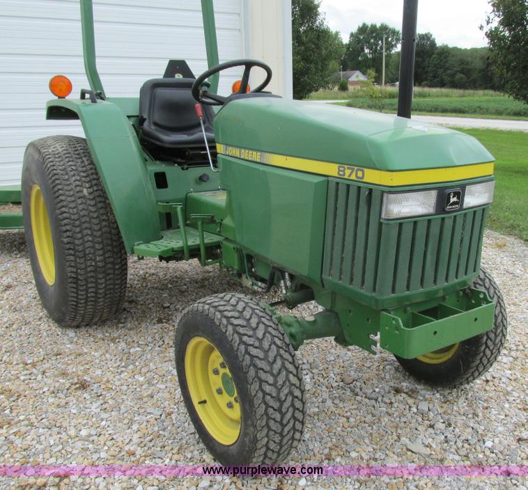 image for item K5129 1994 John Deere 870 MFWD tractor