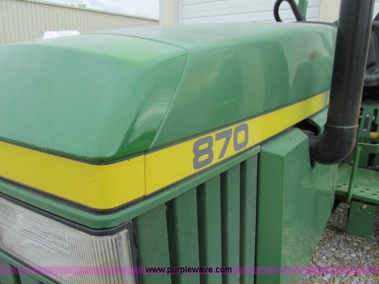 image for item K5129 1994 John Deere 870 MFWD tractor
