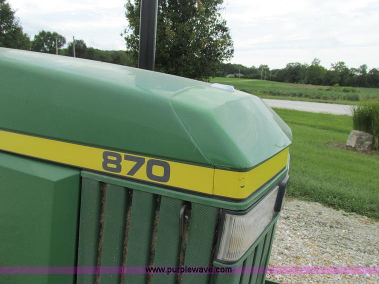 image for item K5129 1994 John Deere 870 MFWD tractor
