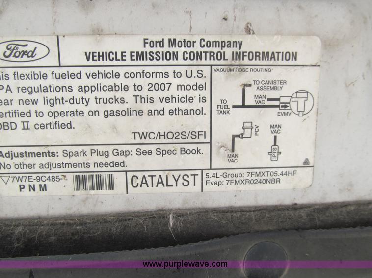 image for item K6317 2007 Ford F150 XLT SuperCab pickup truck