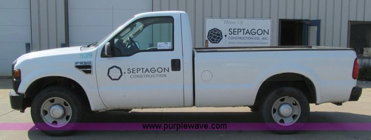 image for item K6319 2008 Ford F250 Super Duty XL pickup truck