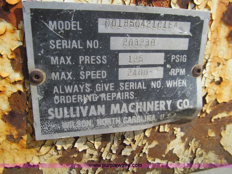 image for item K6323 Sullivan air compressor