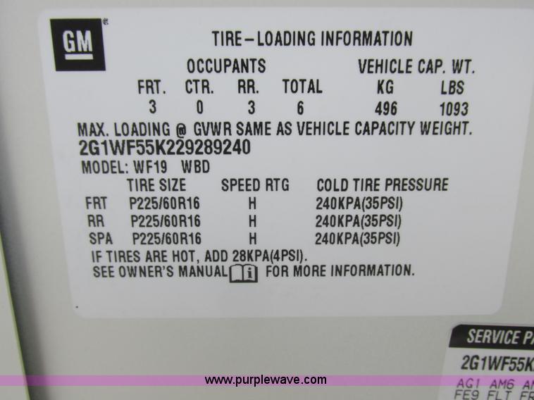 image for item L4037 2002 Chevrolet Impala