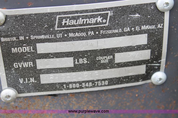 image for item L4383 2003 Haul Mark enclosed cargo trailer