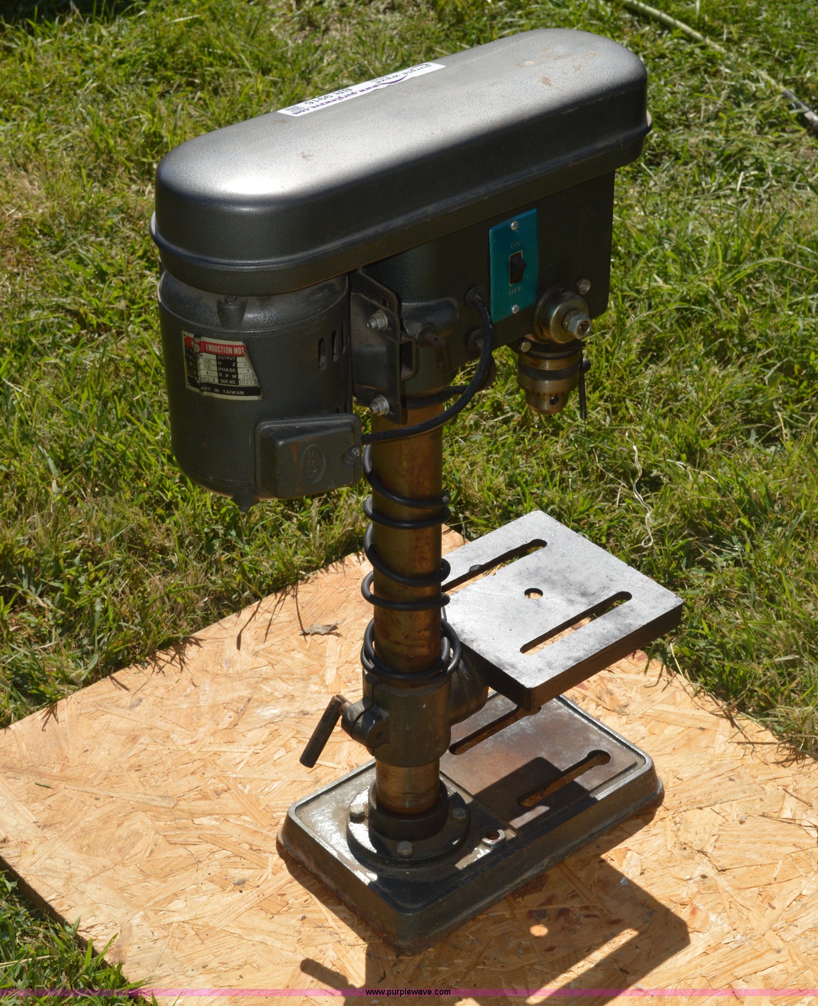 Guardian Power drill press in Concordia, MO Item BR9916 sold Purple