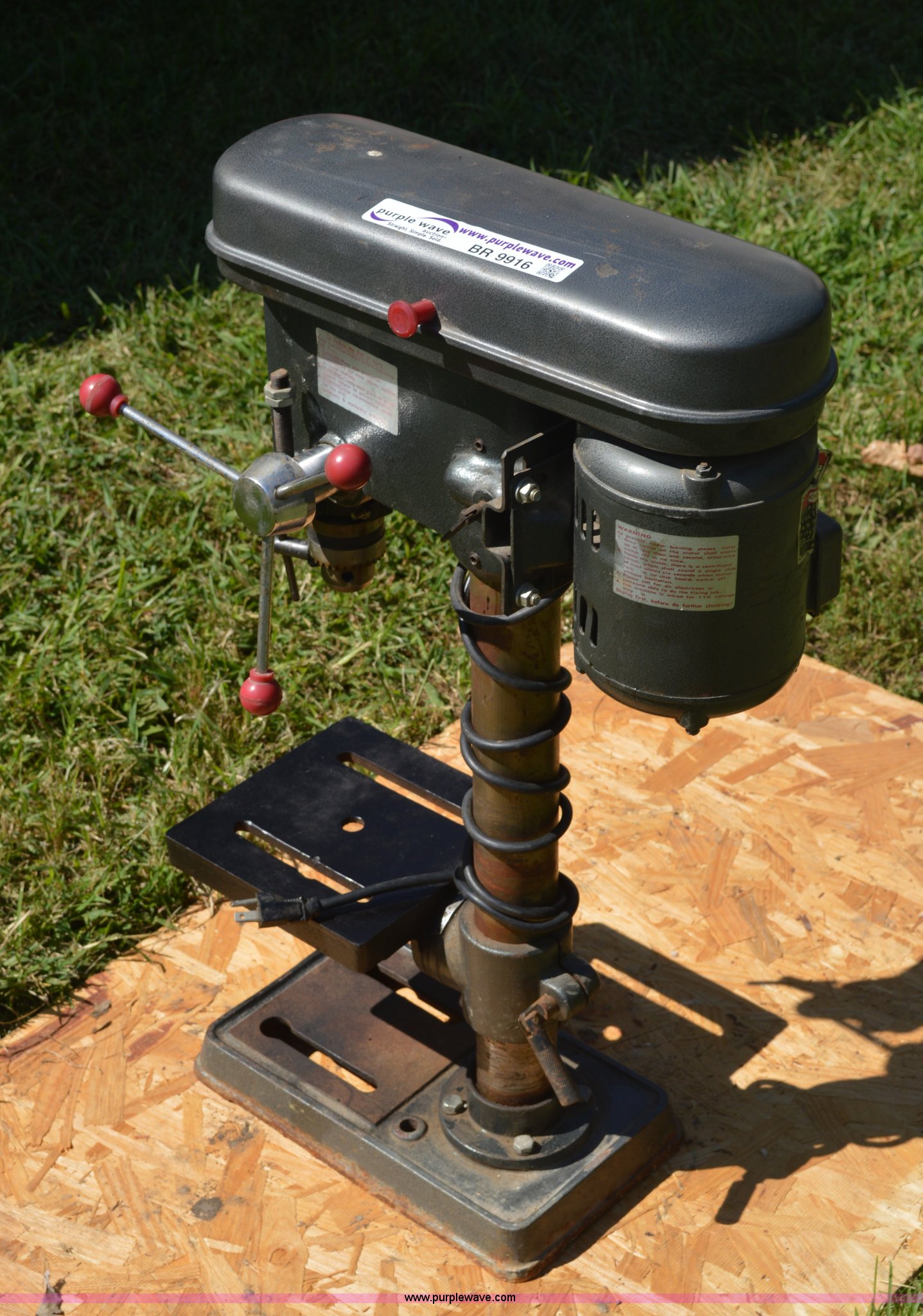 Guardian Power drill press in Concordia, MO Item BR9916 sold Purple