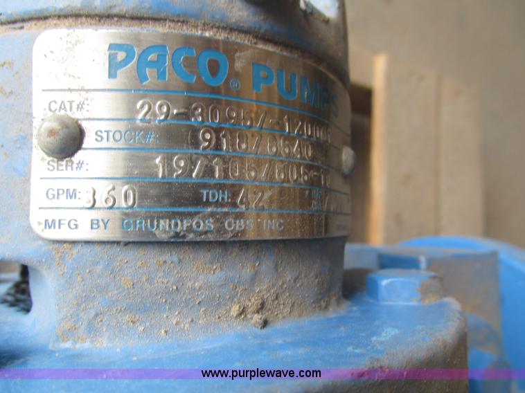 image for item AV9117 Paco pump
