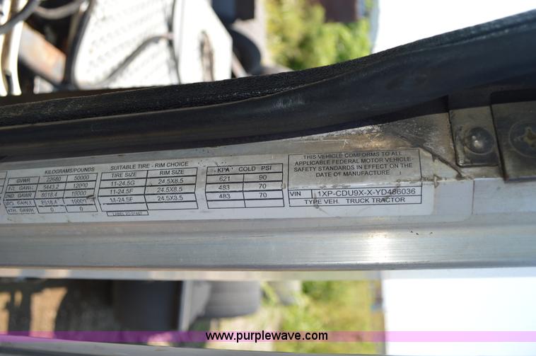 image for item AX9408 2000 Peterbilt 377 semi truck