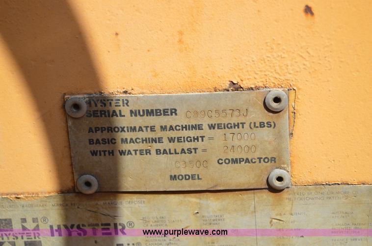 image for item AX9414 Hyster C350C double drum roller