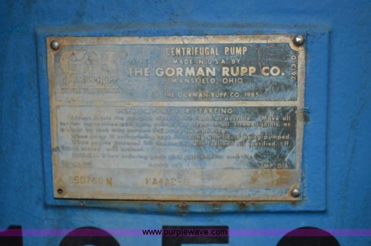 image for item AX9416 Gorman Rupp MA4A2-6 water pump