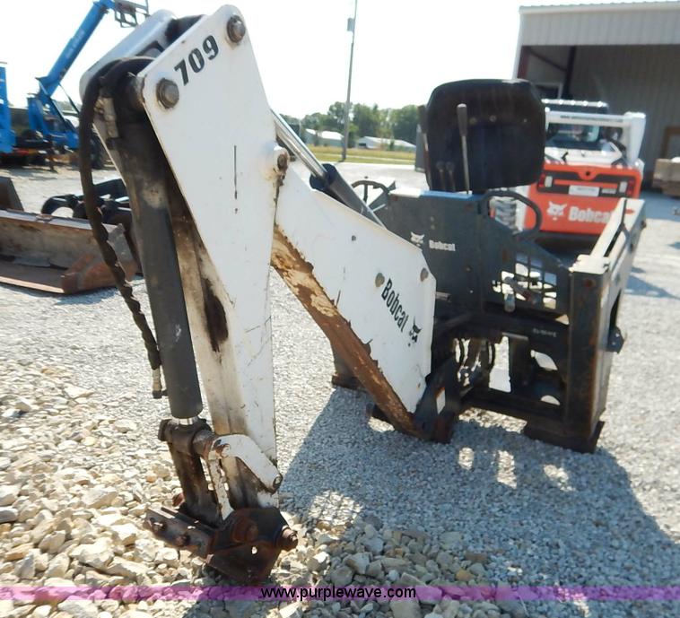 image for item BH9991 Bobcat 709 skid steer backhoe attachment