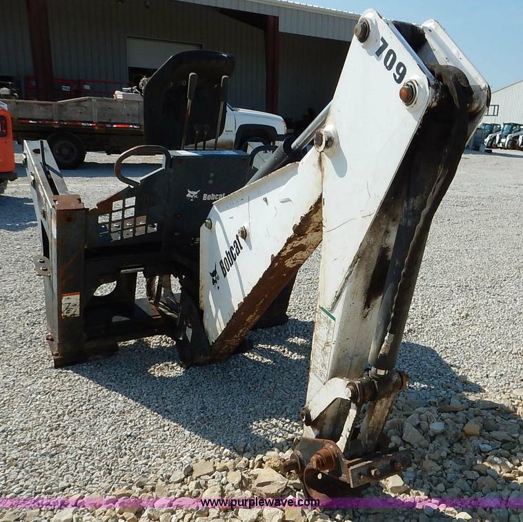 Bobcat 709 skid steer backhoe attachment in Manhattan, KS Item BH9991