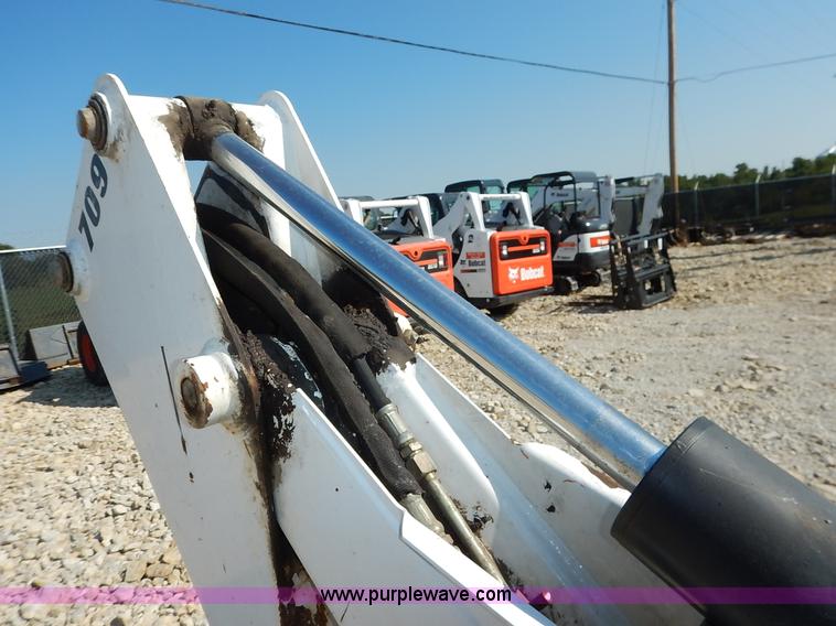 image for item BH9991 Bobcat 709 skid steer backhoe attachment