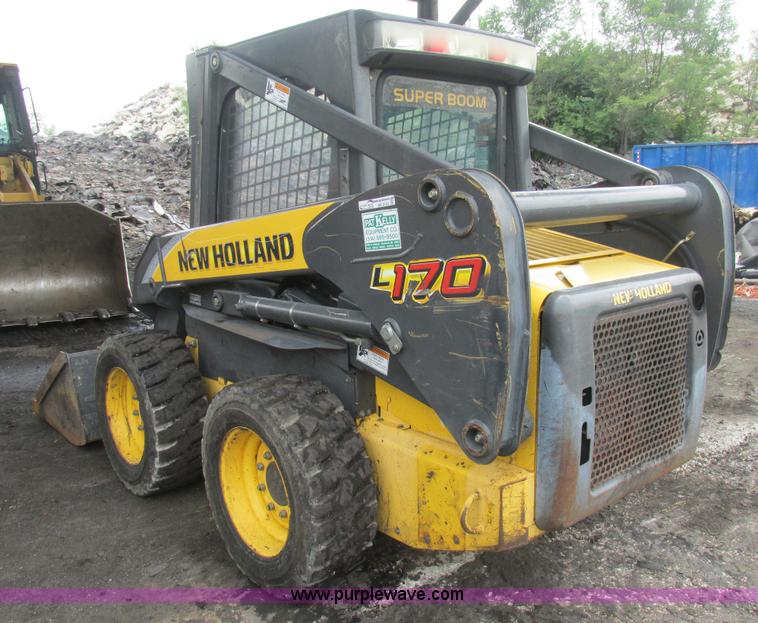 image for item BS9152 2008 New Holland L170 Super Boom skid steer