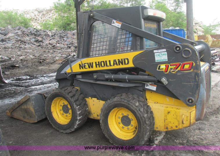 image for item BS9152 2008 New Holland L170 Super Boom skid steer