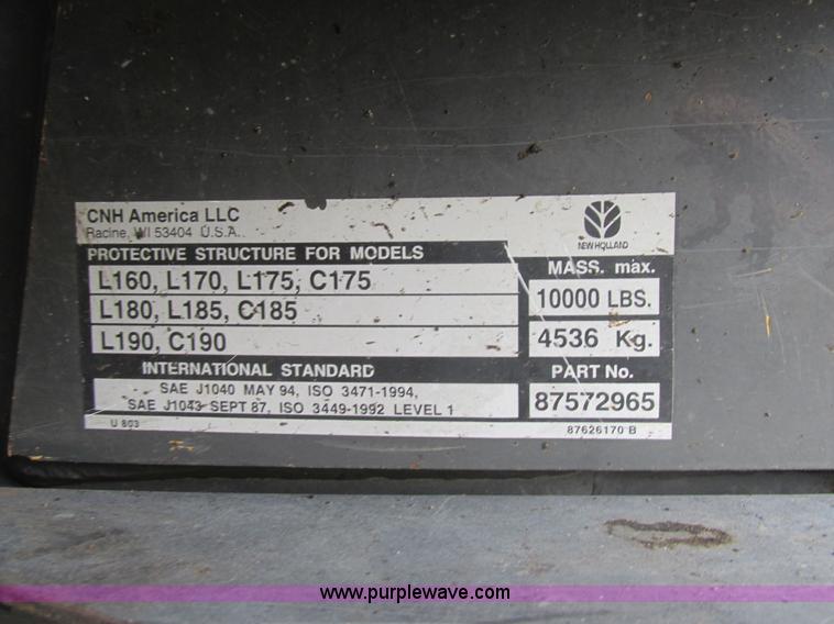 image for item BS9152 2008 New Holland L170 Super Boom skid steer