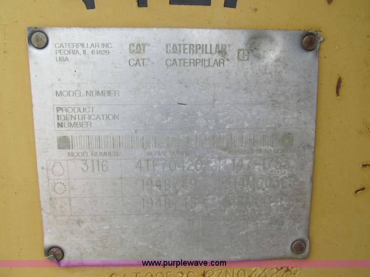 image for item BS9156 2001 Caterpillar 953C track loader