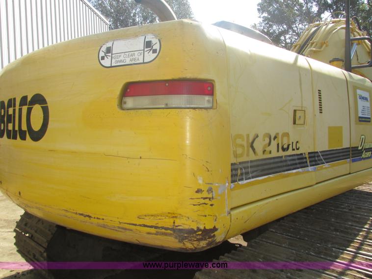 image for item H1185 2002 Kobelco SK210LC excavator