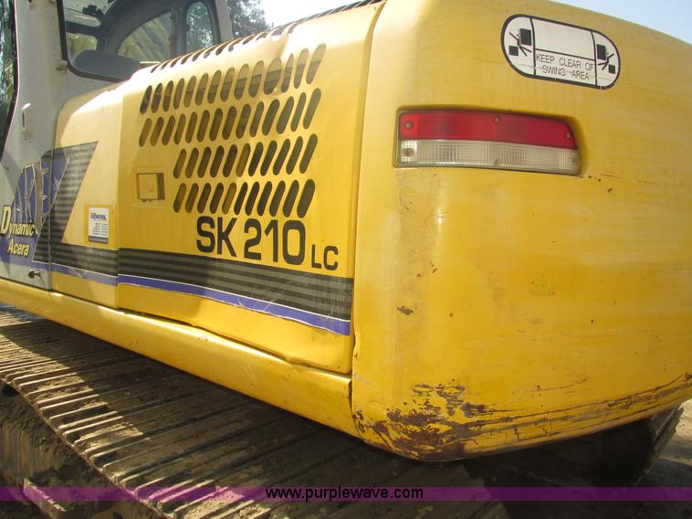 image for item H1185 2002 Kobelco SK210LC excavator