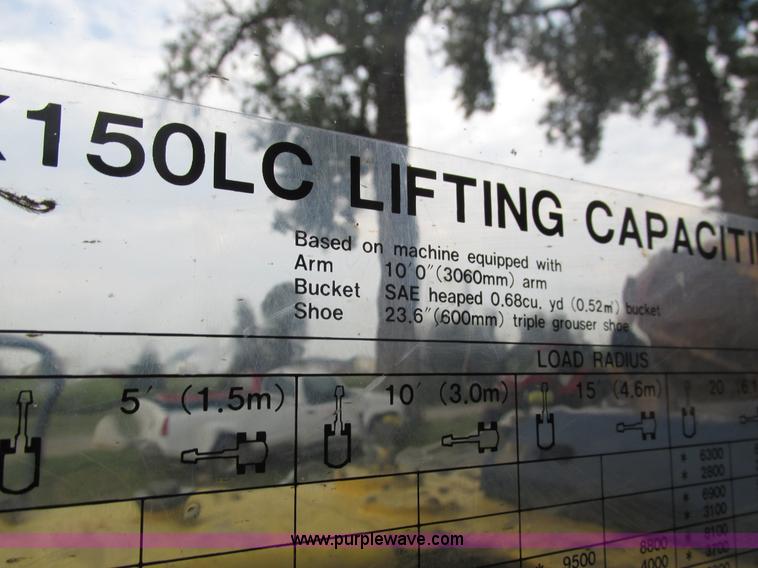 image for item H1186 Kobelco SK150LC excavator