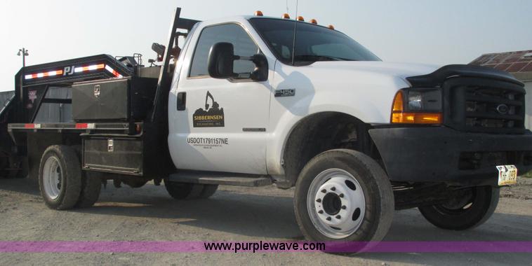 image for item H1191 1999 Ford F450 Super Duty flatbed truck