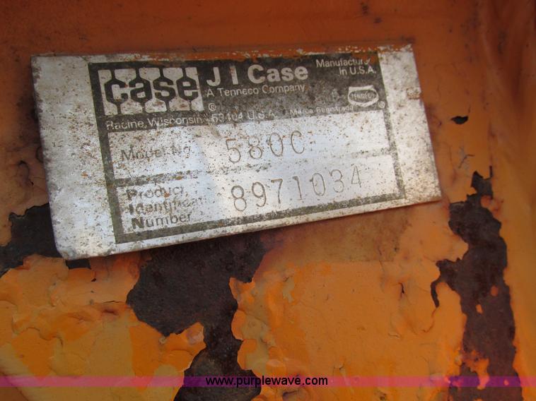 image for item H1231 1978 Case 580C backhoe