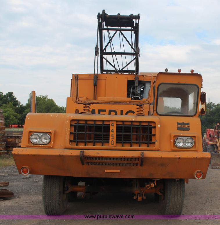 image for item J4451 1969 American 4450 crane truck