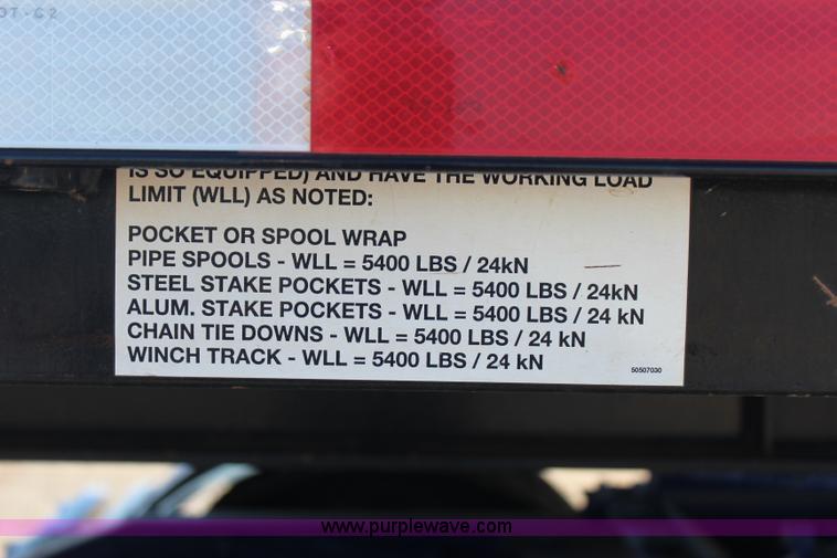 image for item J4473 2014 Fontaine HAVSD12WSA equipment trailer