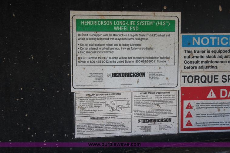 image for item J4473 2014 Fontaine HAVSD12WSA equipment trailer