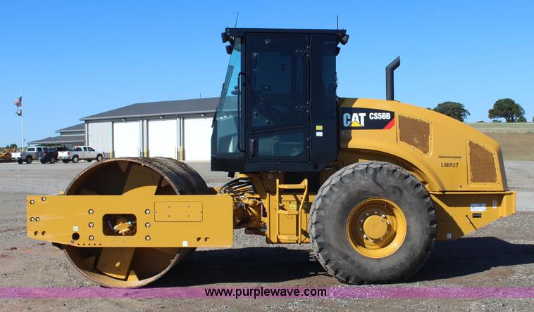 image for item J4474 2013 Caterpillar CS56B single drum roller