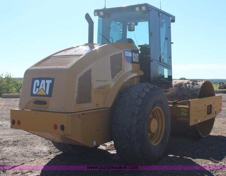 image for item J4474 2013 Caterpillar CS56B single drum roller