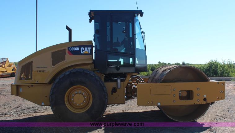 image for item J4474 2013 Caterpillar CS56B single drum roller