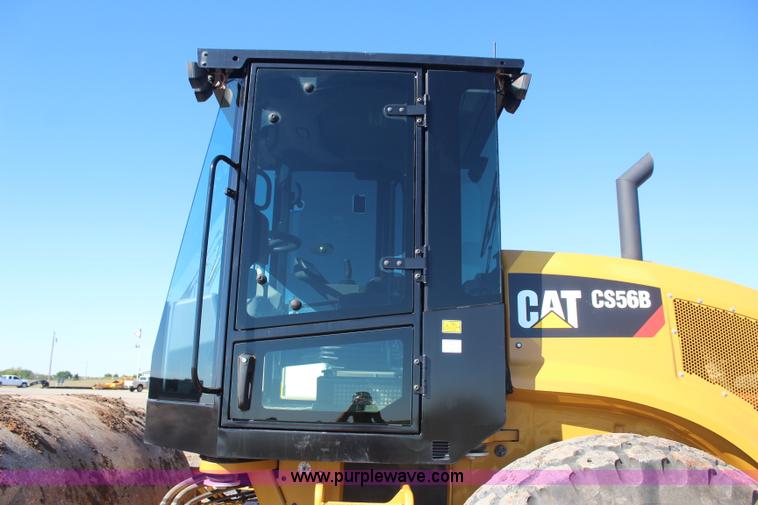 image for item J4474 2013 Caterpillar CS56B single drum roller