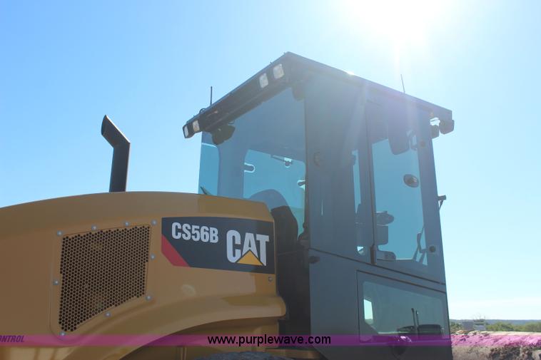 image for item J4474 2013 Caterpillar CS56B single drum roller