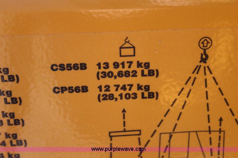 image for item J4474 2013 Caterpillar CS56B single drum roller
