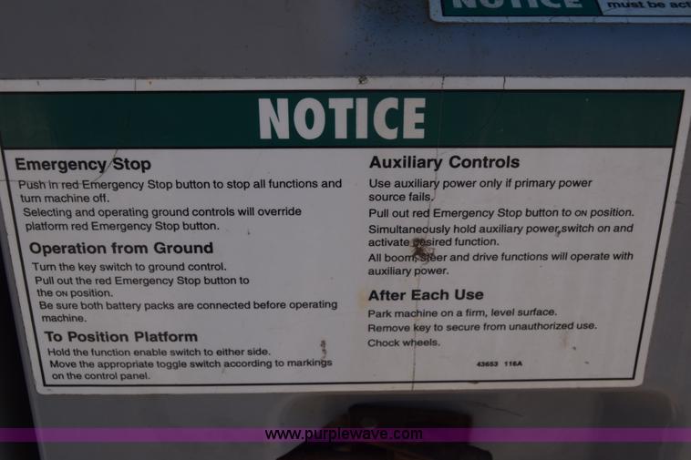 image for item J7768 2001 Genie Z-34/22 boom lift