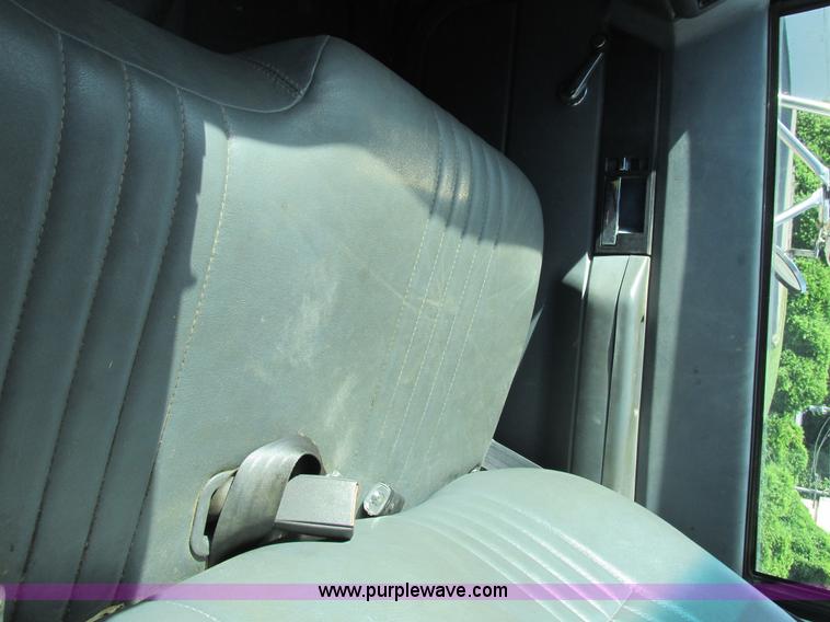 image for item K5094 1997 GMC C7500 flat bed truck with crane